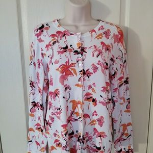 Flamingo Pattern Sweater